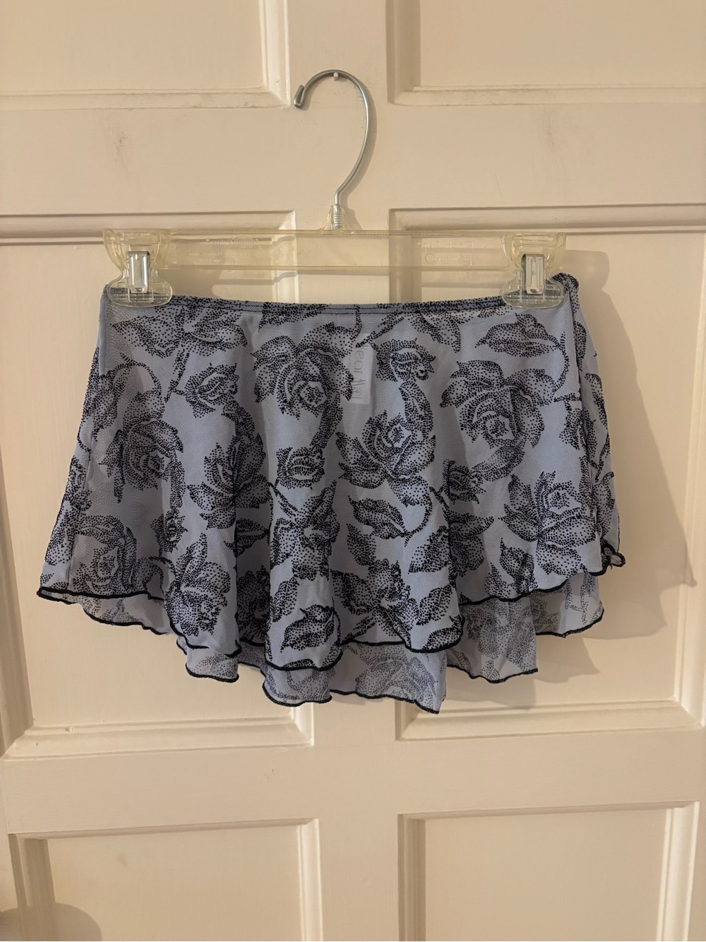 Light Blue Floral Ballet skirt